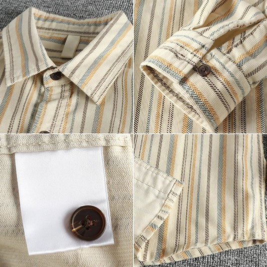 Frank Hardy Striped Button-Up Shirt