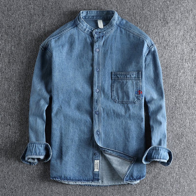 Frank Hardy Washed Spring Denim Shirt