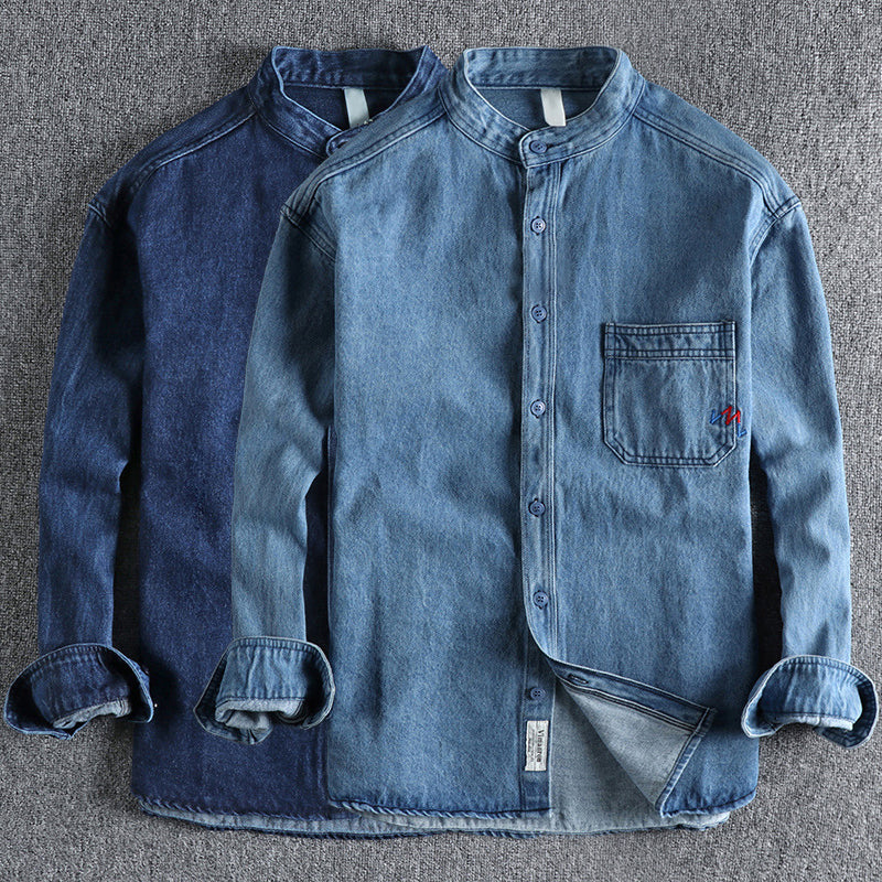 Frank Hardy Washed Spring Denim Shirt