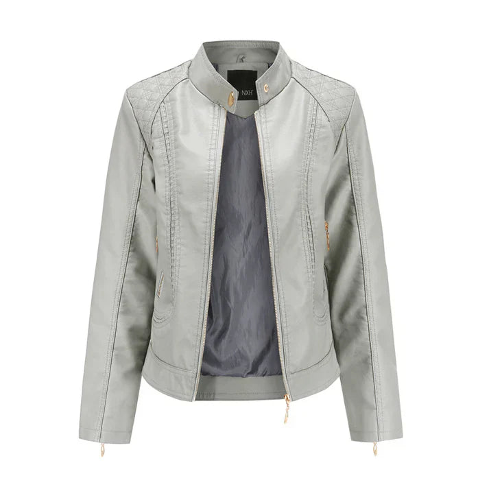 Alda - stylish leather jacket