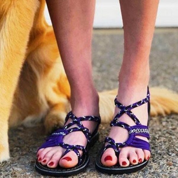 Casual lace-up sandals - galatea