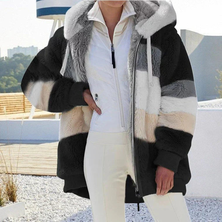 Veda - warm and elegant fur coat for women