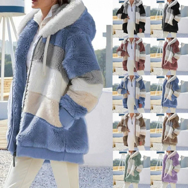 Veda - warm and elegant fur coat for women