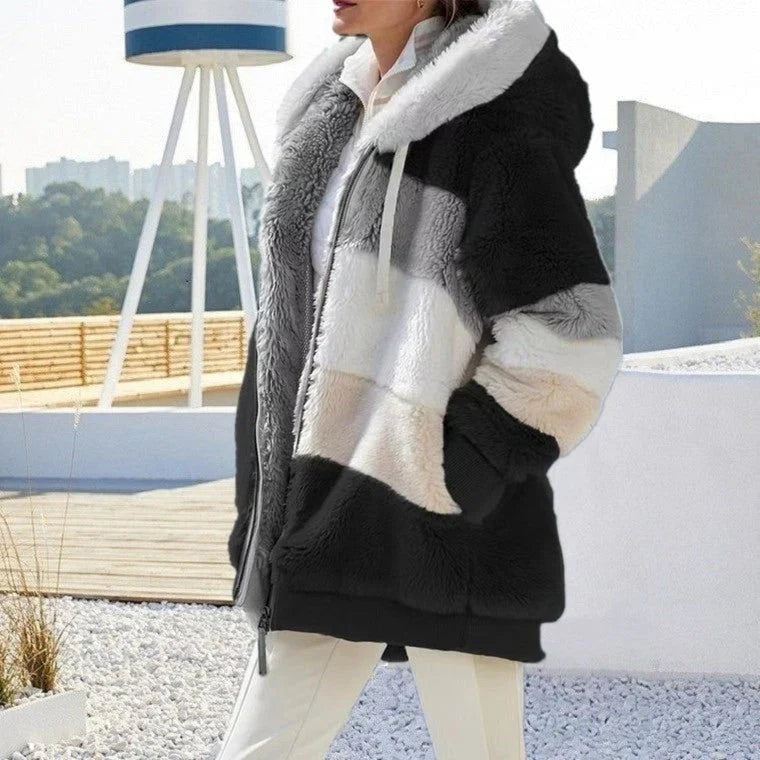 Veda - warm and elegant fur coat for women