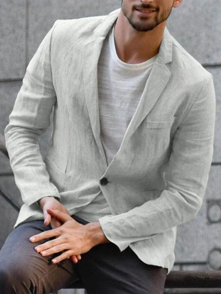 Modern - linen blazer for the trend-conscious man