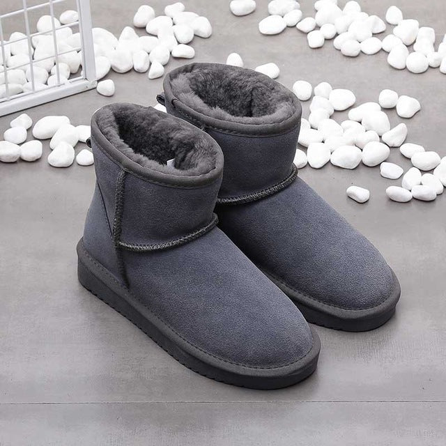 Seren - ankle genuine leather snow boots