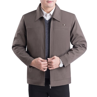 Elegant classic men's jackets with lapel collar