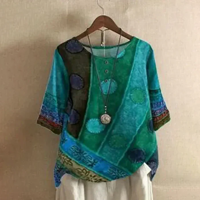 Harper green magic top blouse