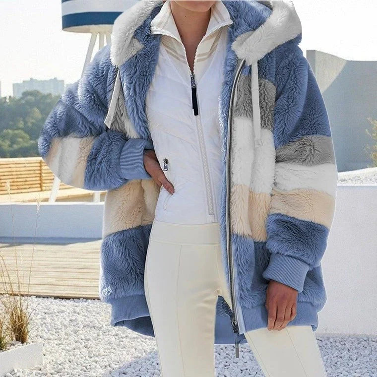 Veda - warm and elegant fur coat for women