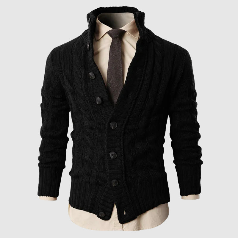 Henri L'Éclatant Executive Wool Cardigan