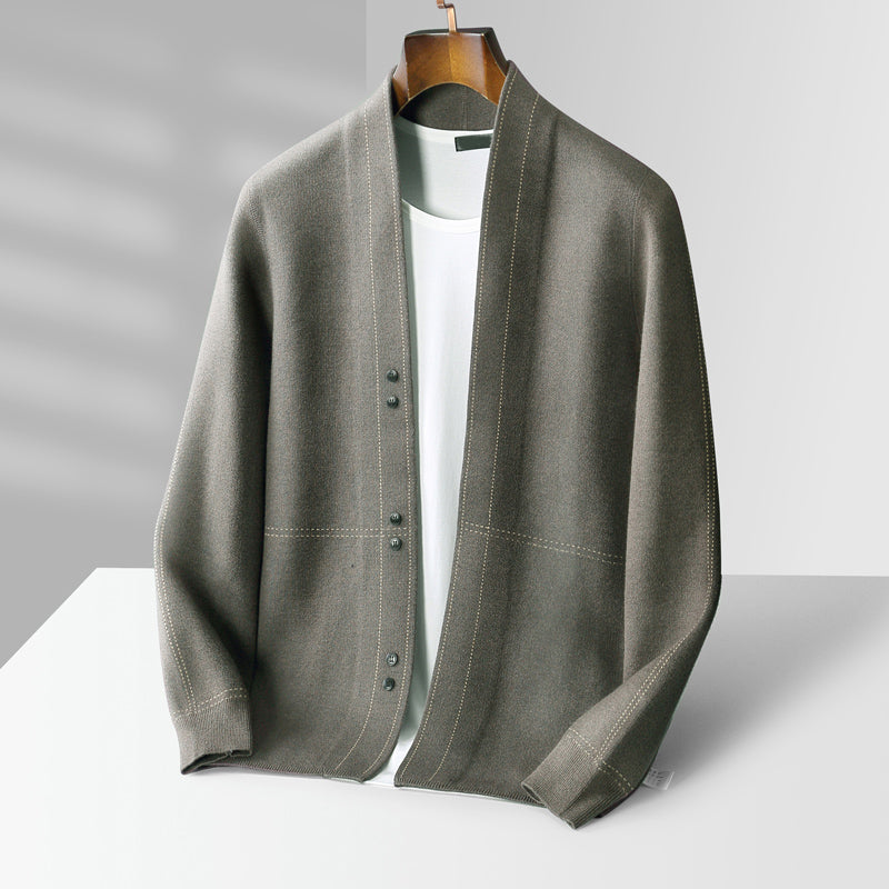 Henri L'Éclatant Wool Weaver Cardigan