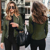 Elegant Vintage Faux Leather Jacket for Women | Ideal for All Seasons