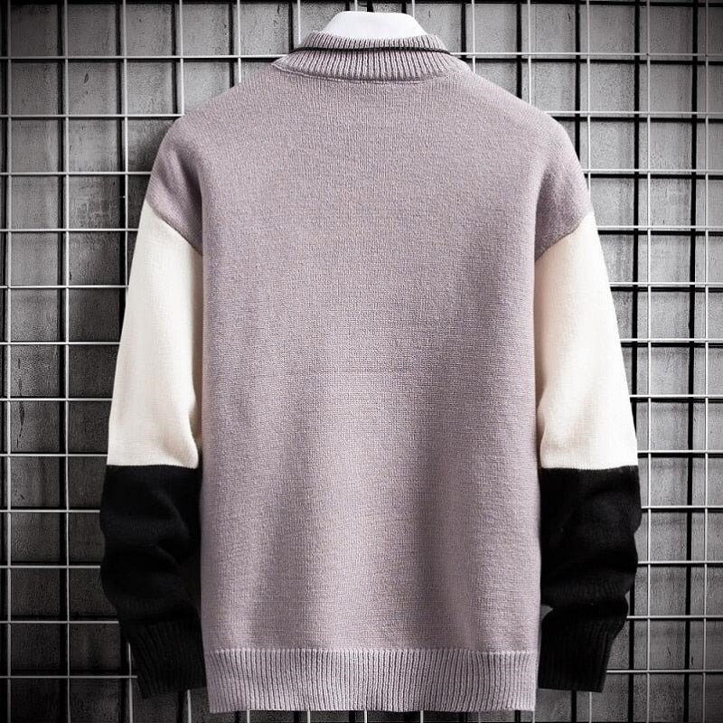 Junpyo - patchwork sweater | warmer sweater