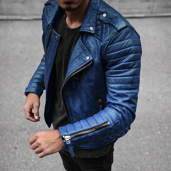 Abe – stylish leather jacket for men