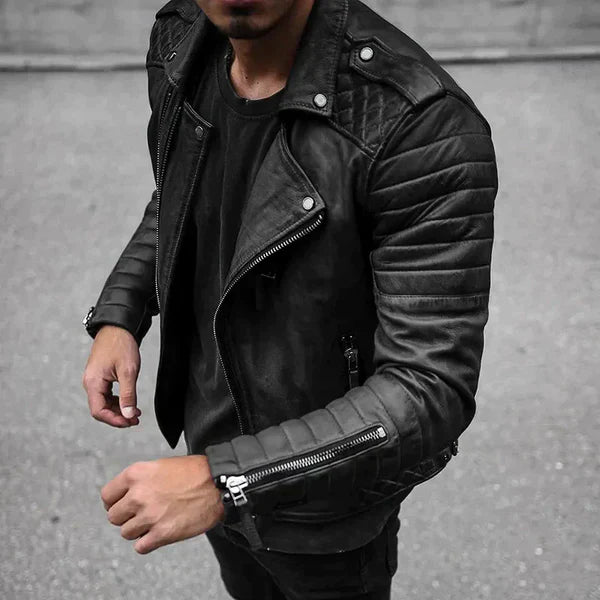 Abe – stylish leather jacket for men