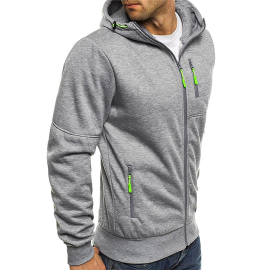 Jacks - men's sweatshirt with hood and zip