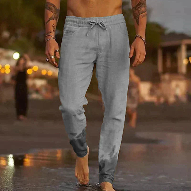 Casual linen pants for men - jaxx