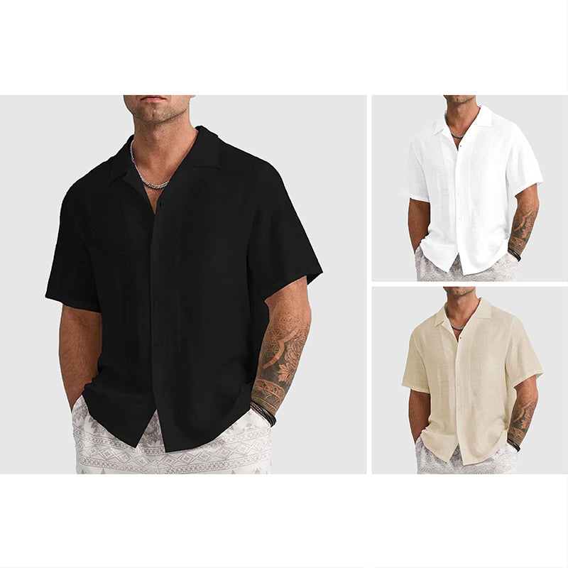 Jasper Thorne Linen Lounge Shirt