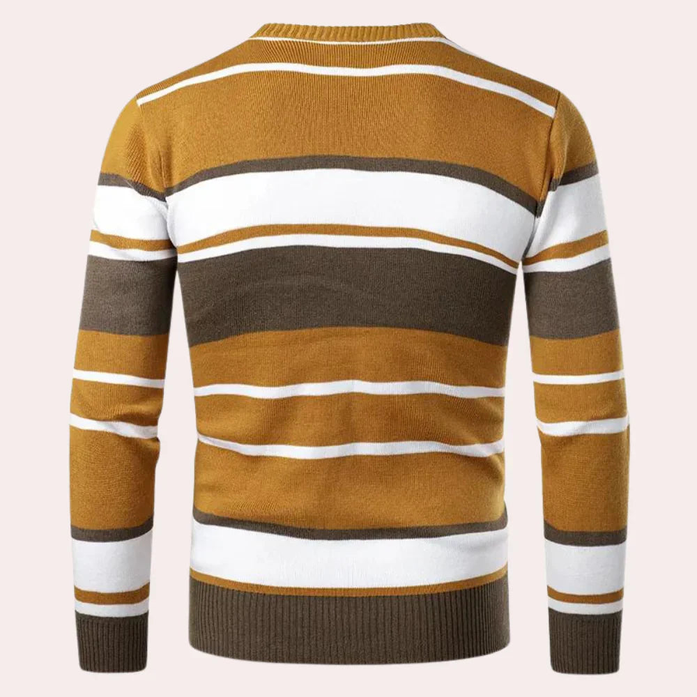 MELIKO - casual striped jumper for men