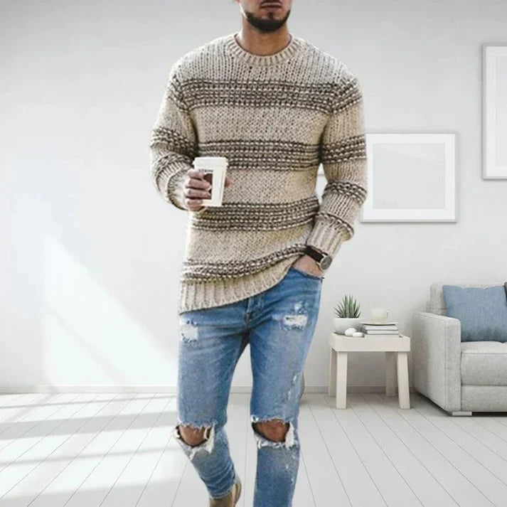 Enzo - classic men's knitted sweater