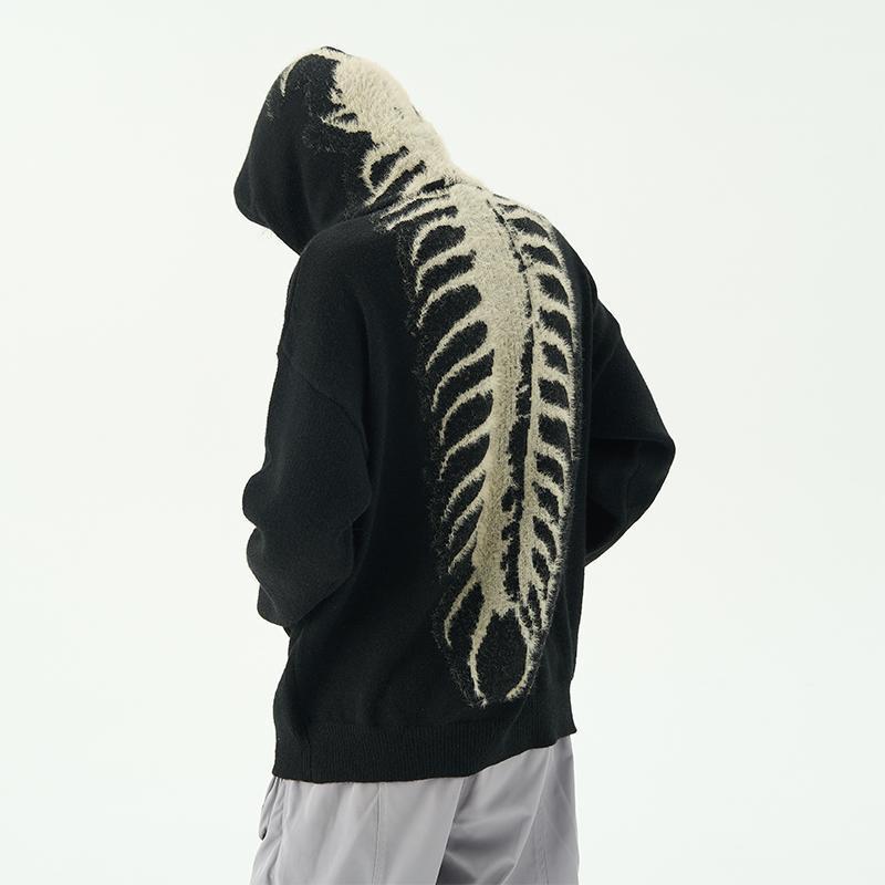 Krabi – knitted centipede hoodie