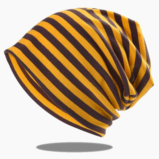 Lewis Striped Autumn Beanie