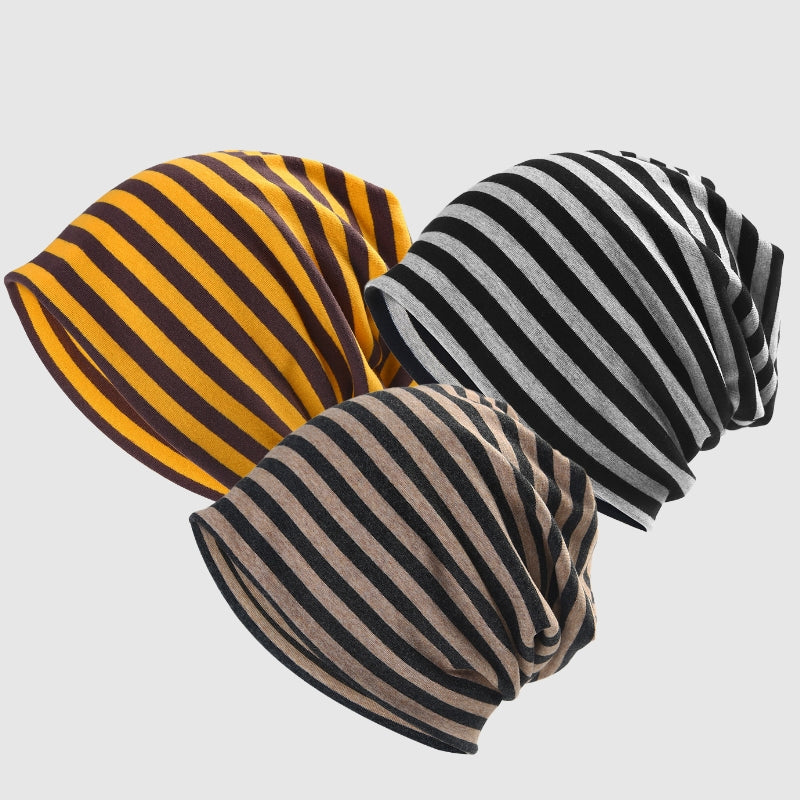 Lewis Striped Autumn Beanie