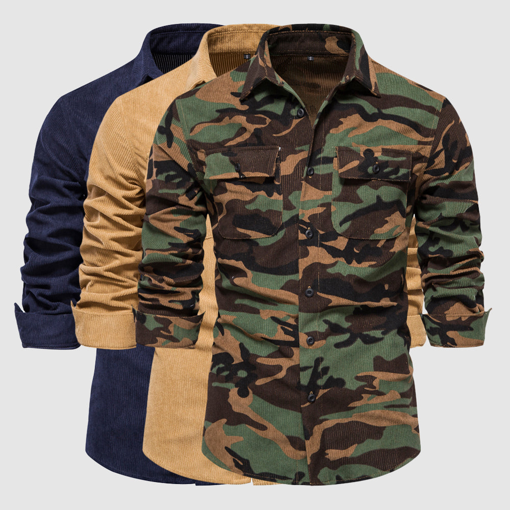 Liberty Corduroy Military Shirt