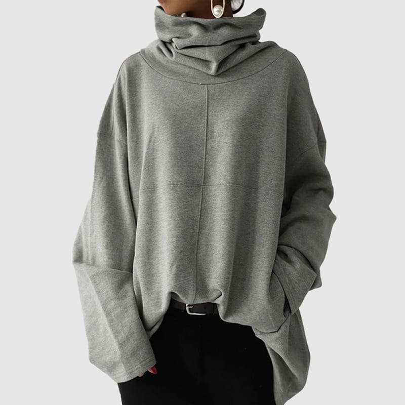 London Oversized Turtleneck Hoodie