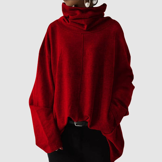 London Oversized Turtleneck Hoodie