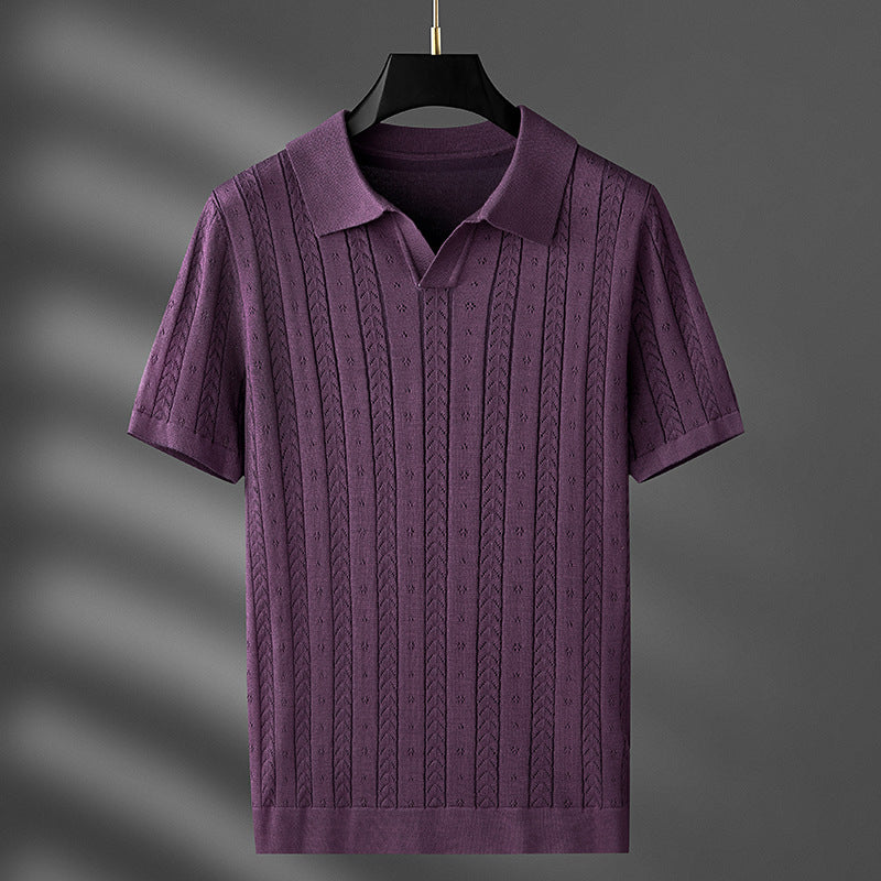 Louis Martin Ice Silky Polo Shirt