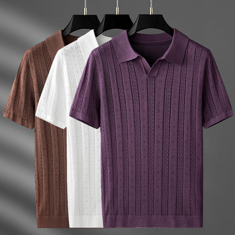 Louis Martin Ice Silky Polo Shirt