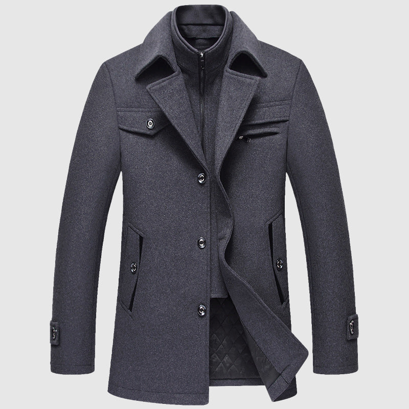 Louis Martin Milan Woolen Classic Coat