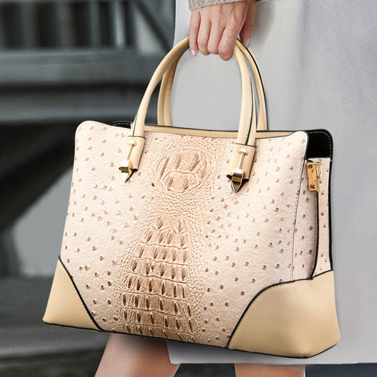 Malin-Tassou Faux Croc Leather Bag