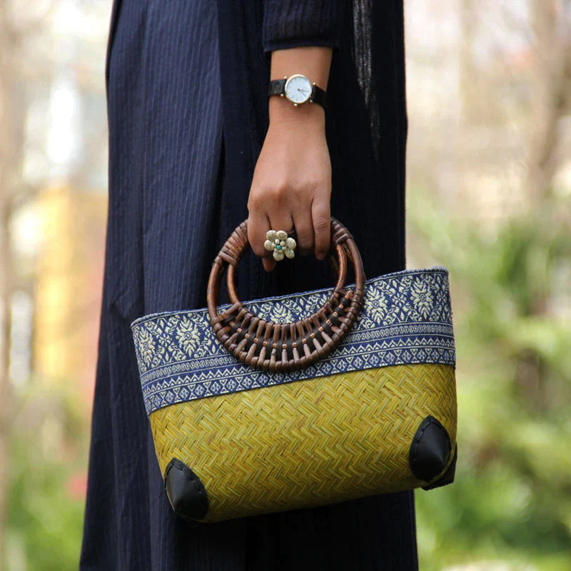 Malin Tassou Boho Woven Bag