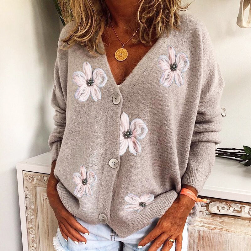 Malin Tassou Floral Sweater