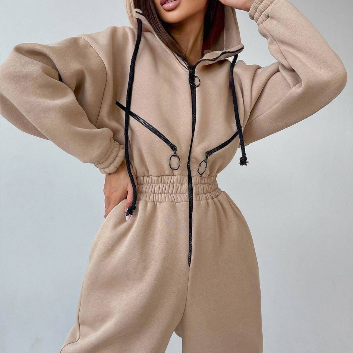 Malin Tassou Hoodie Hug Jumpsuit