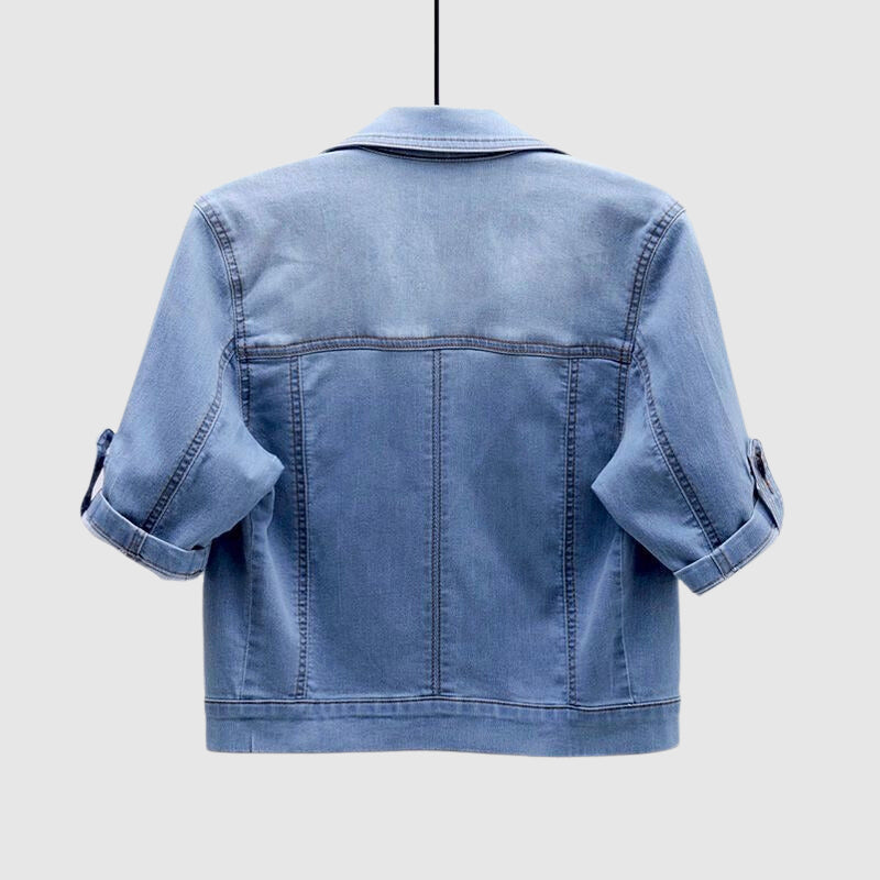 Malin Tassou Short Sleeve Denim Jacket