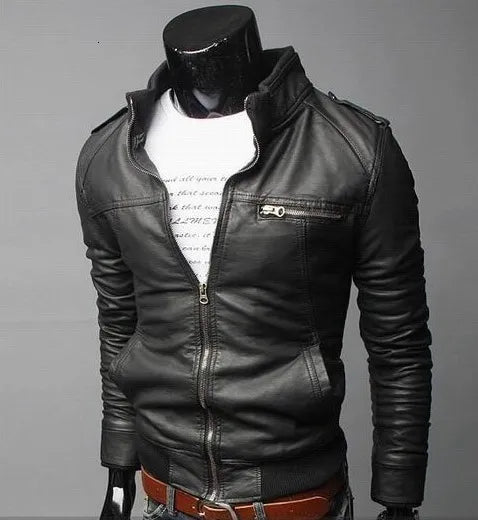 Brok - fashionable leather jacket