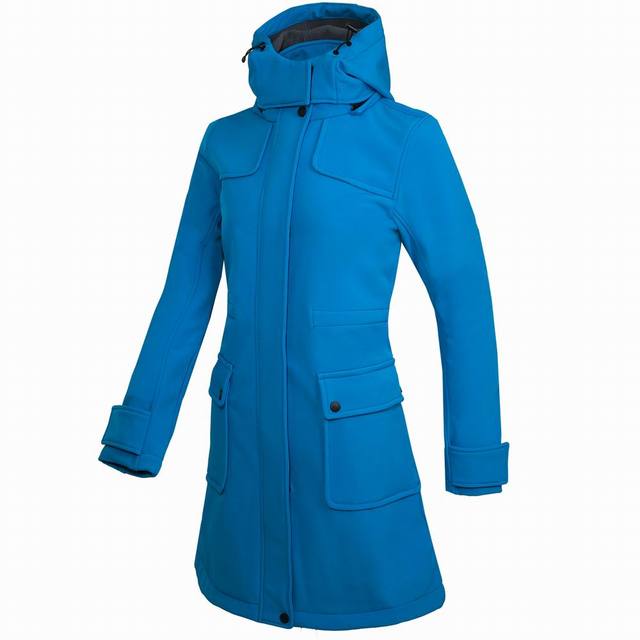 Classic Long Waterproof Outdoor Rain Jacket with Hood for Women | Perfect for Outdoor Activities