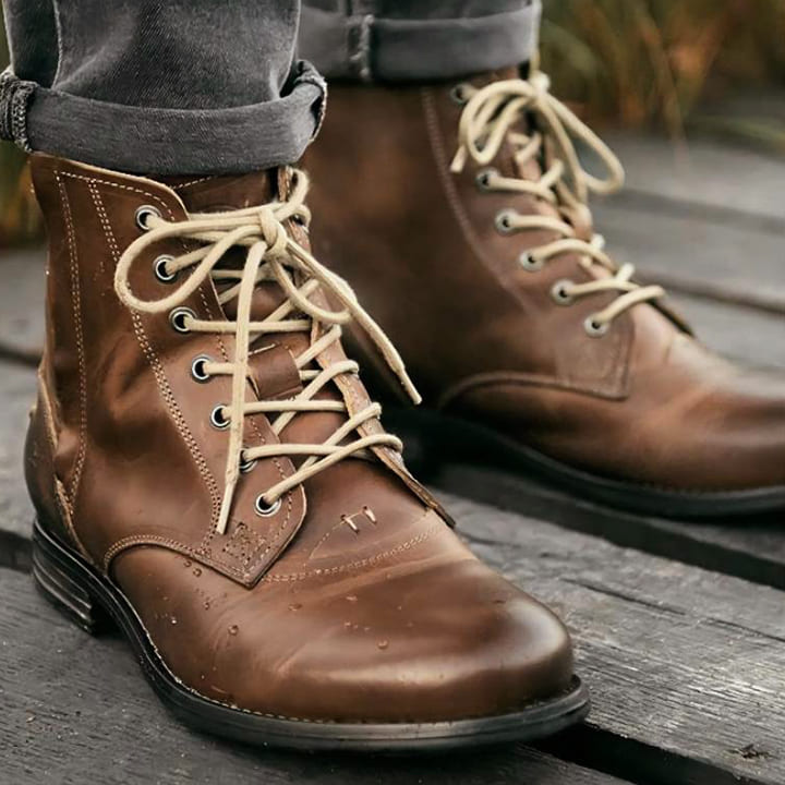 New York Leather Boots