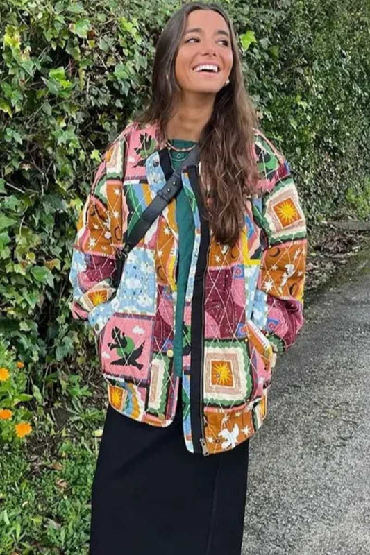 Vintage Print Jacket