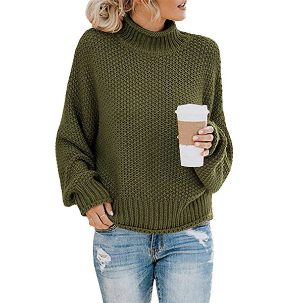 Rovie | thick sweater with a high neckline