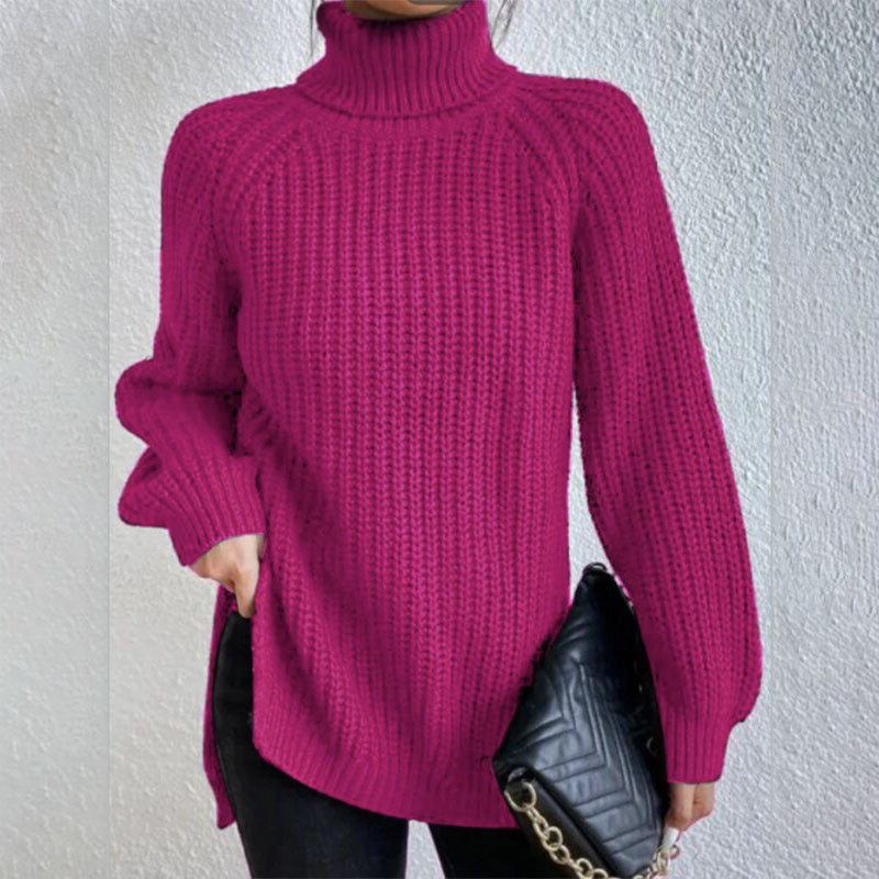 Rosella™ - High Neck Knitted Sweater