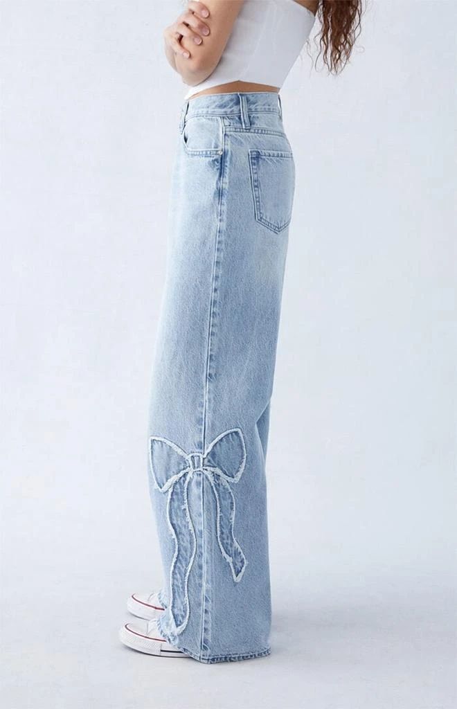 Lavey - baggy jeans with bows