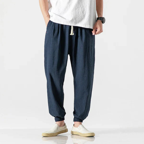 Vintage linen trousers - andreas