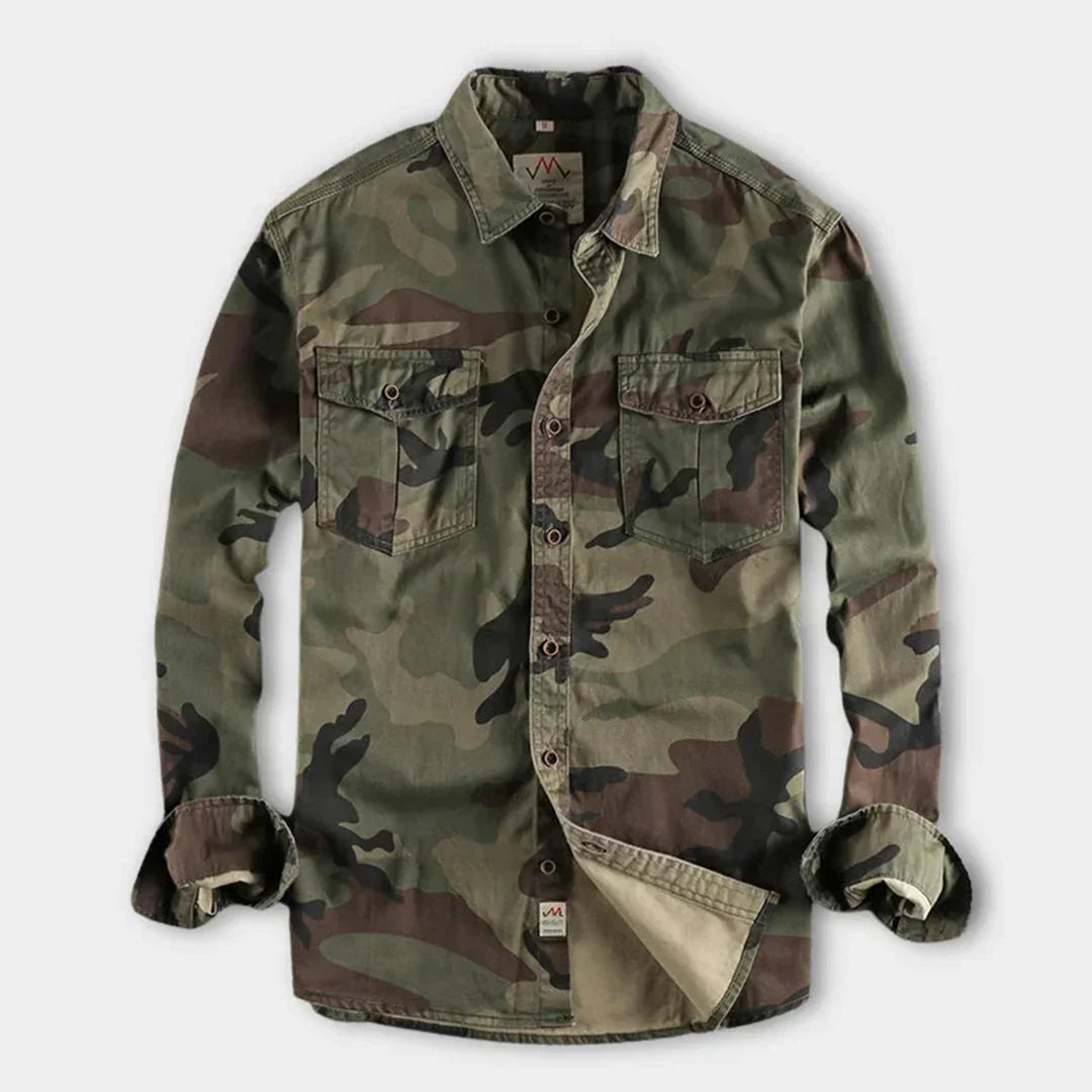 Abel – Military Camouflage Summer Shirt for Men