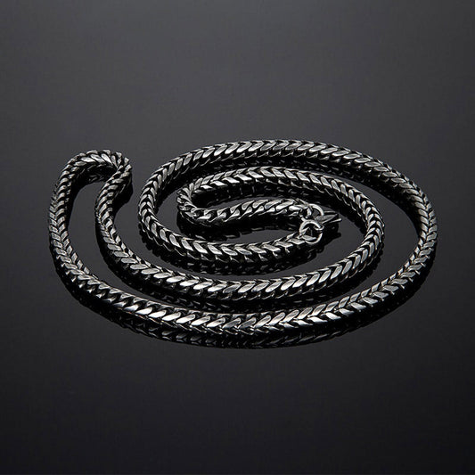 Python Minimalistic Crew Necklace