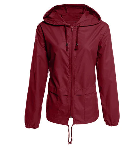 Classic Casual Waterproof Outdoor Rain Jacket for Women | Perfect for Outdoor Activities