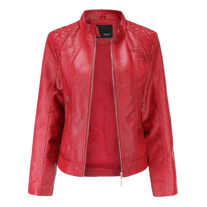 Alda - stylish leather jacket